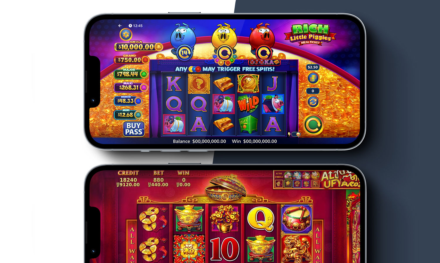 Betly games on iPhone screens