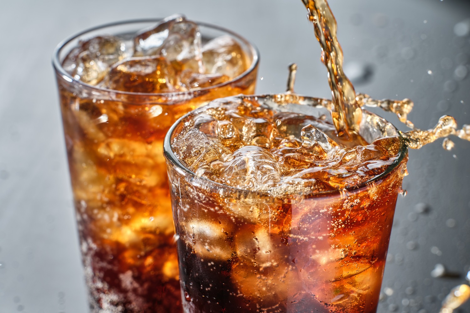 Racing Concessions - Two glasses of soda