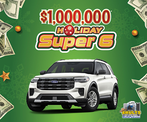 $1,000,000 Holiday Super 6